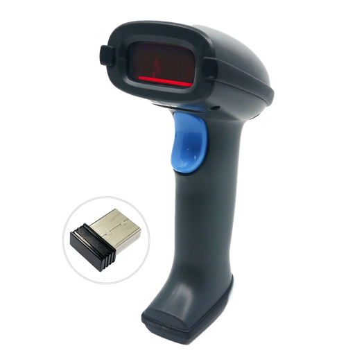 [MS836-SUBB0D-SG] MS836B, 1D laser scanner, 2.4G wireless Bluetooth, USB. (Comes with scanner (battery integrated), USB dongle and straight/black USB cable)